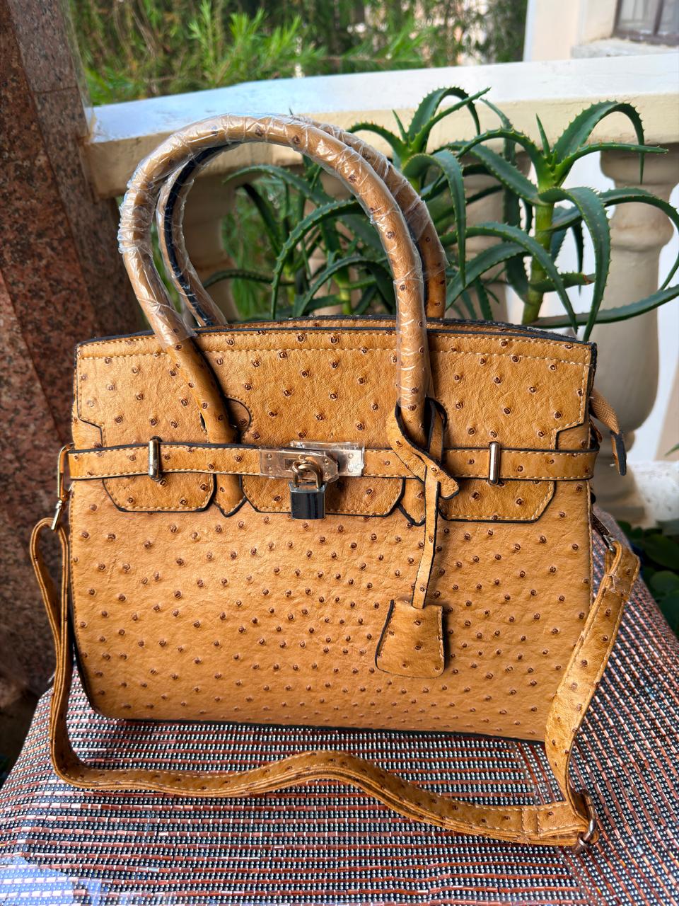 Large Stunning Golden Brown Handbags